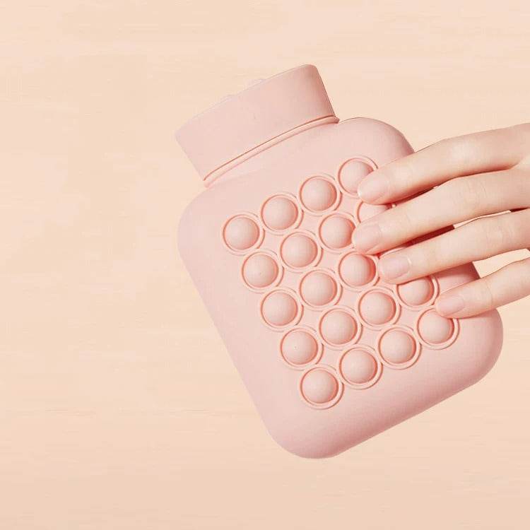 Hot And Cold Compress Water Bottle Pop-It Bag  (500ml)(Yellow)