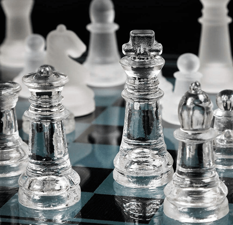 Glass Chess Set
