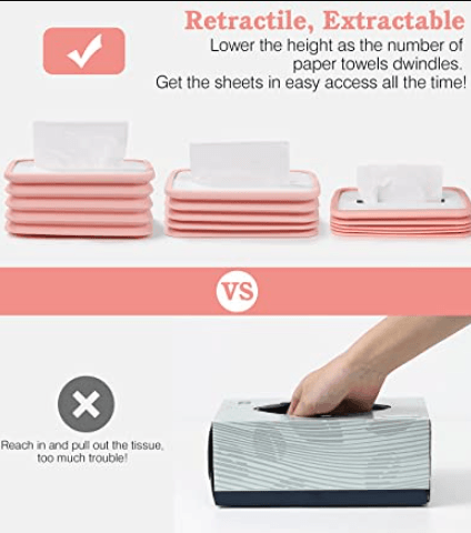 Foldable Silicone Tissue Box