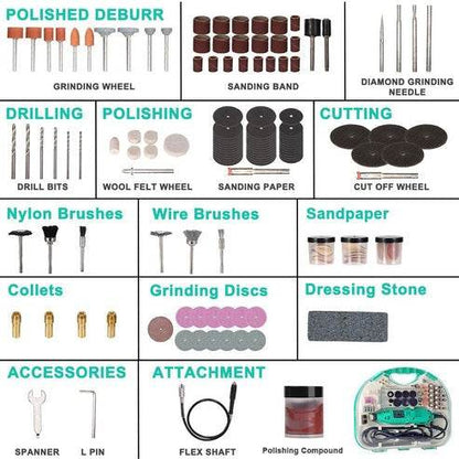 The Ultimate Rotary Mini Grinder Tool Set - DMC Wholesale