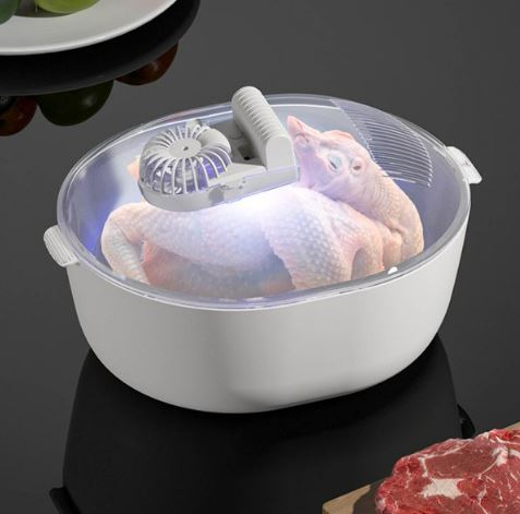 4in1 Defrosting Tray with Drip Basket