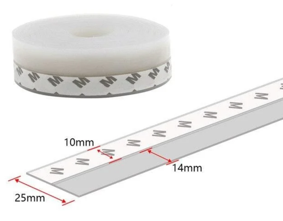 Self-Adhesive Silicone Insulating Strip (3m)