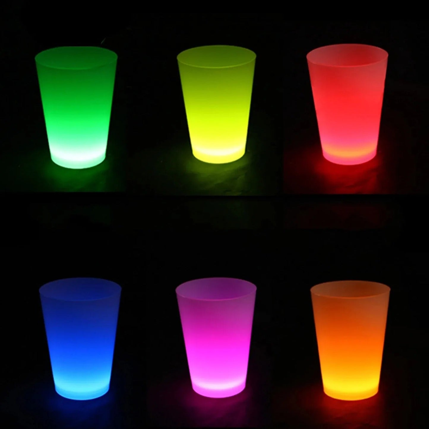 Automatic Flashing Drinking Glasses (350ml)(6 pcs)