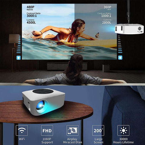 HD Outdoor Theater Projector - Alt View