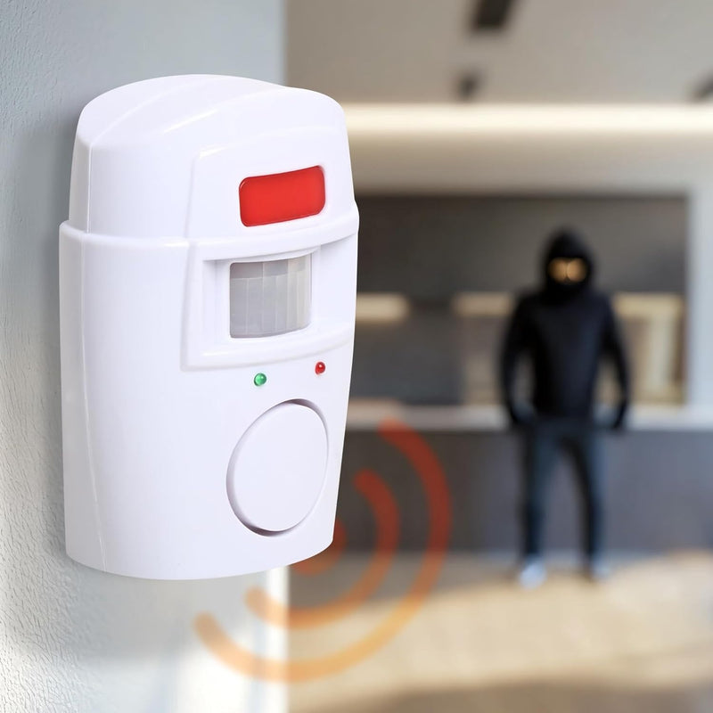 Motion Sensor Alarm with 2 Remote Controls