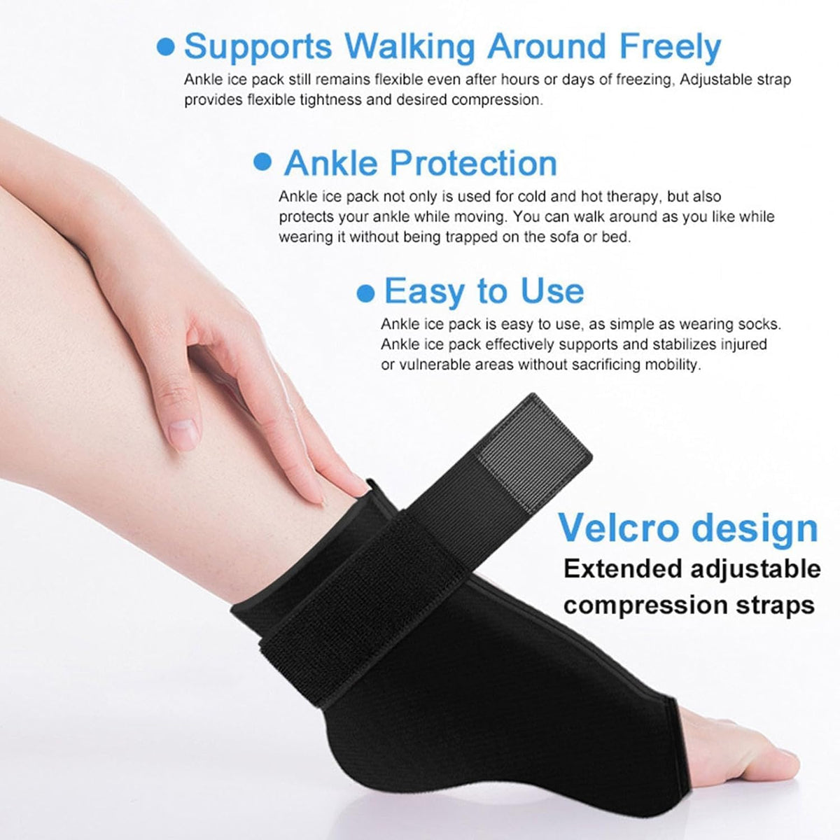 Hot And Cold Compression Therapy Ankle Wrap