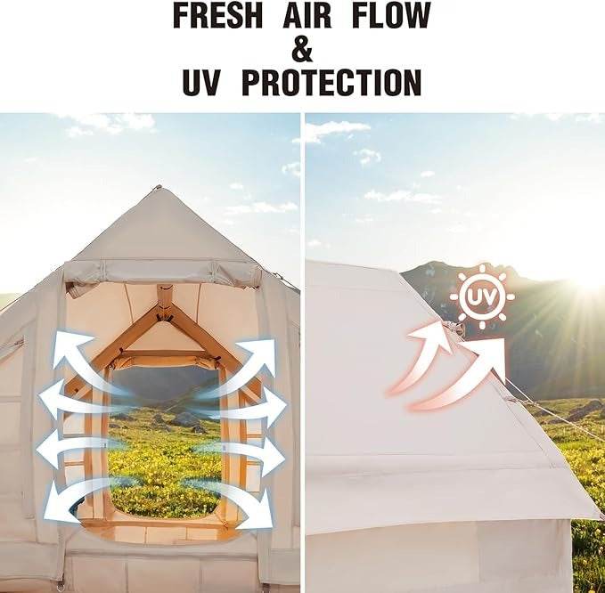 All-Season Inflatable Camping Tent