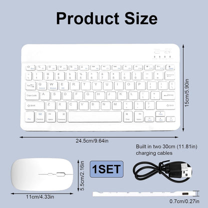 Mini Wireless Portable Bluetooth Keyboard (Keyboard Only)