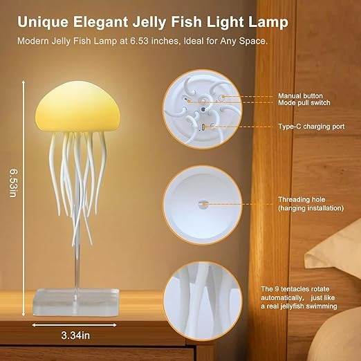 LED Jellyfish Lamp