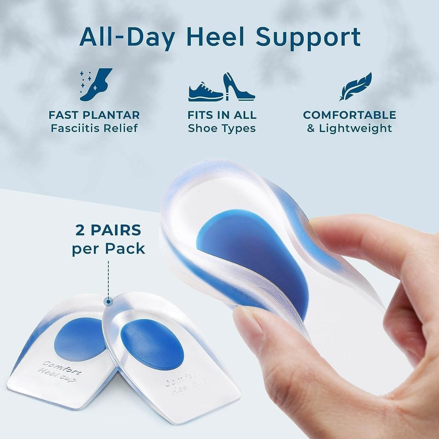 Silicone Healthy Heel Insole (2 pcs)