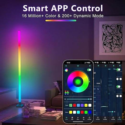 Color Changing Standing Lamp with App Control & Remote - DMC Wholesale