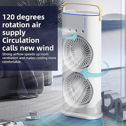 Double Head Tower Fan