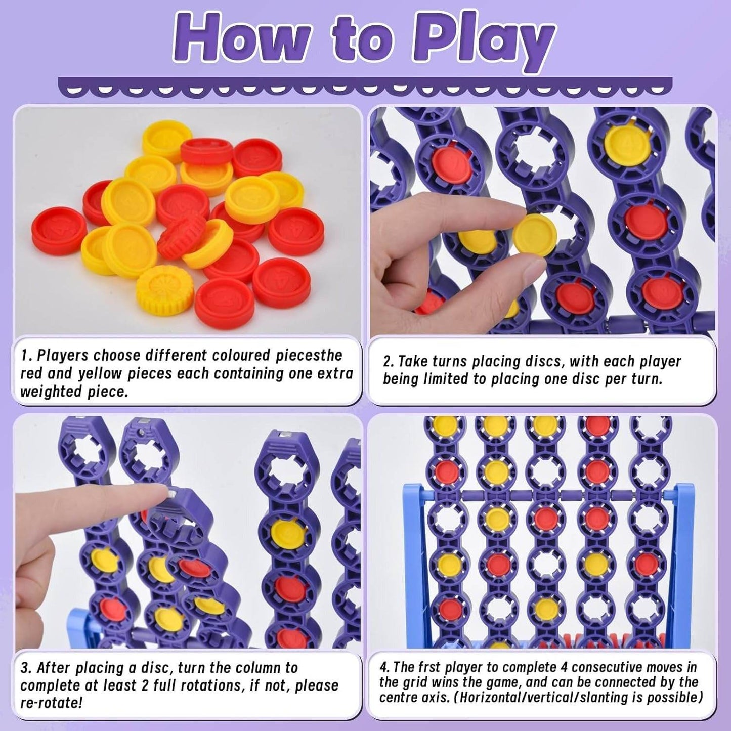 4 In A Row Connect Family Game