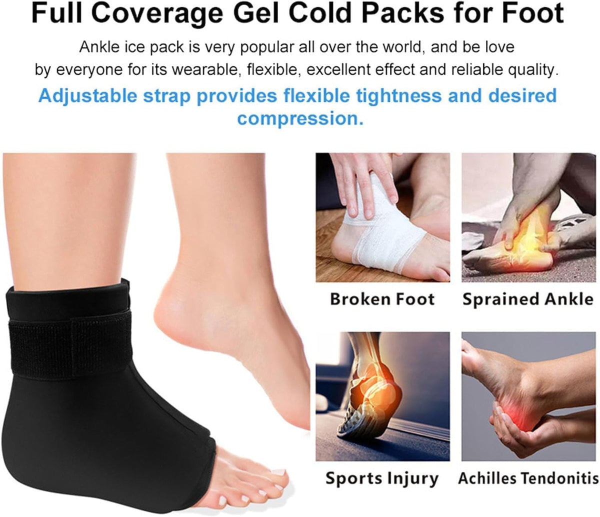 Hot And Cold Compression Therapy Ankle Wrap