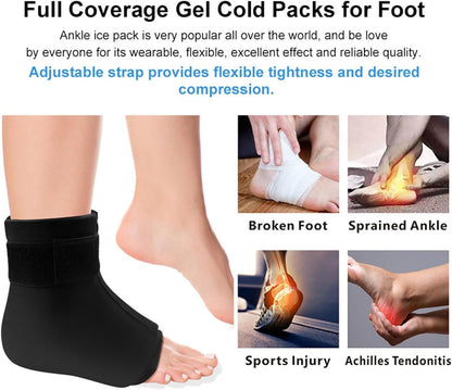 Hot And Cold Compression Therapy Ankle Wrap