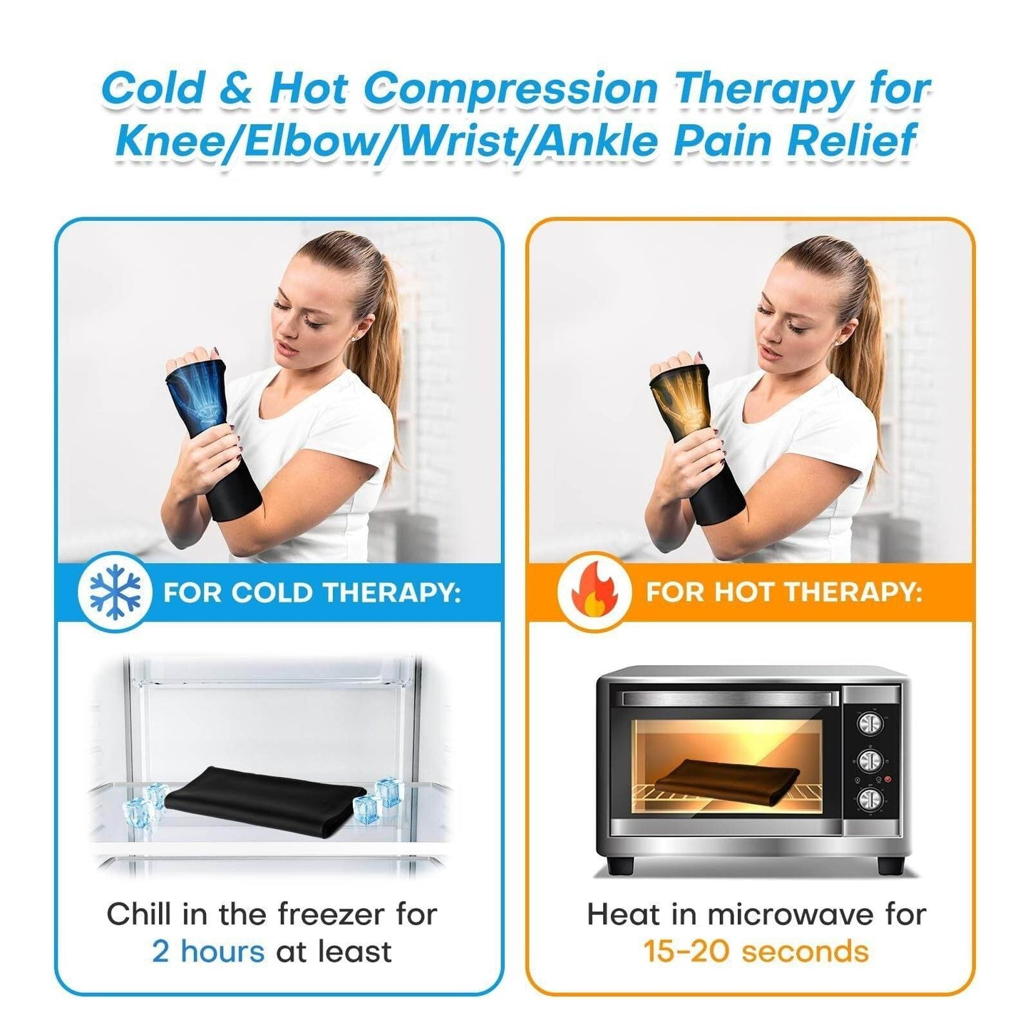 Reusable Elbow Ice Pack Sleeve