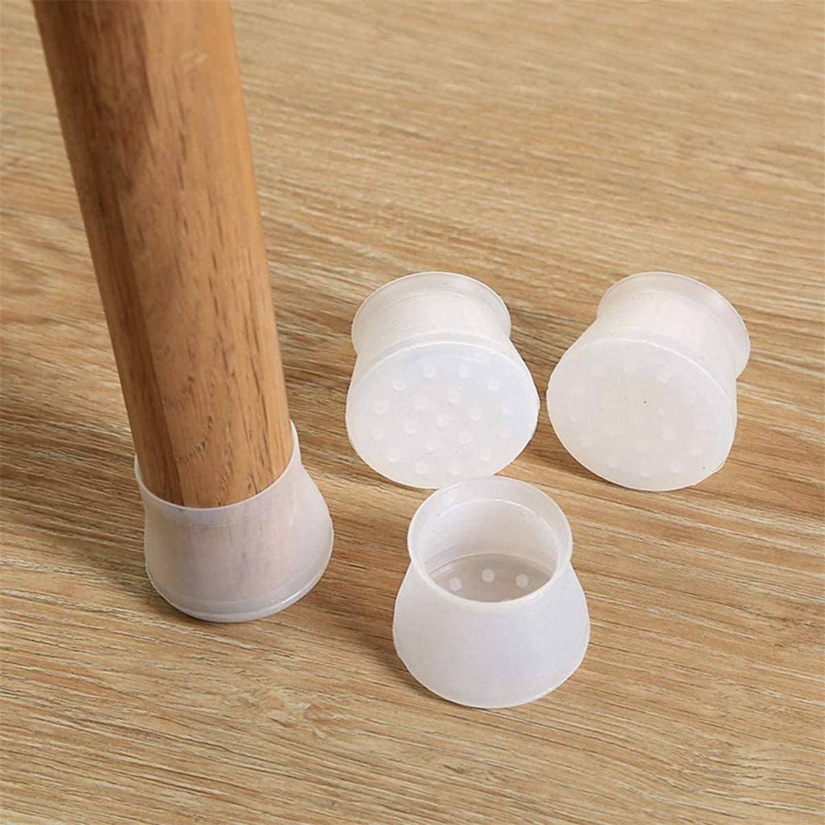 Silicone Chair Leg Floor Protectors (8 pcs)