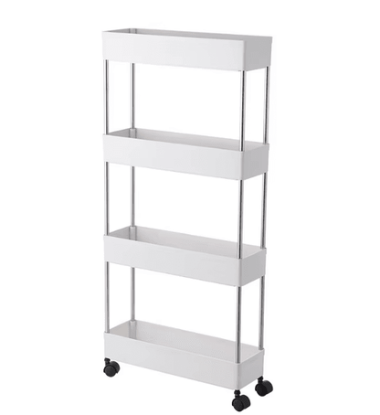 Multipurpose Space Saving Side Shelf Trolley (4 Tier) - DMC Wholesale