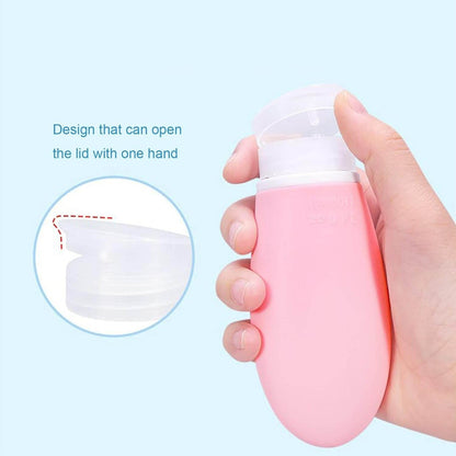 Silicone Travel Bottle Set (4 pcs)(90ml) - DMC Wholesale
