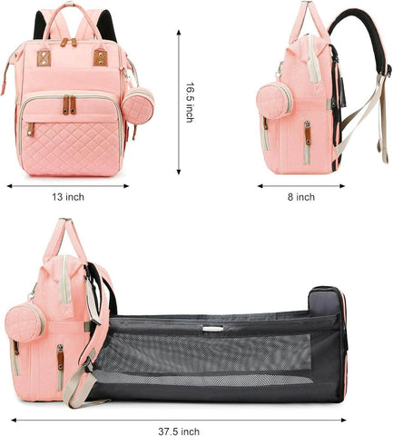 Multifunctional Bassinet Nappy Bag - Alt View