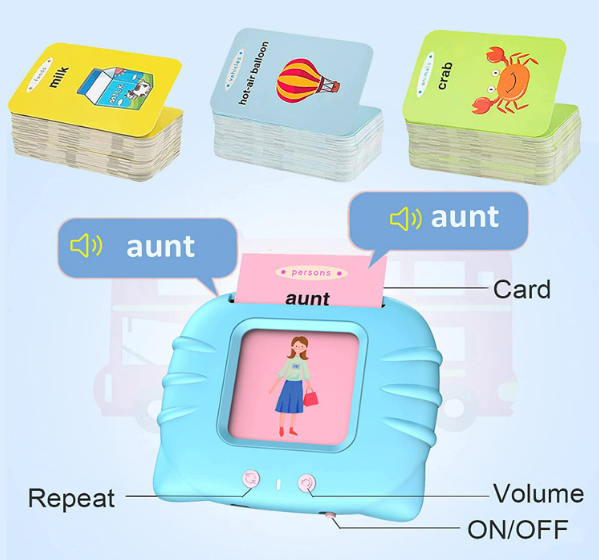 Words Card Reading Learning Machine