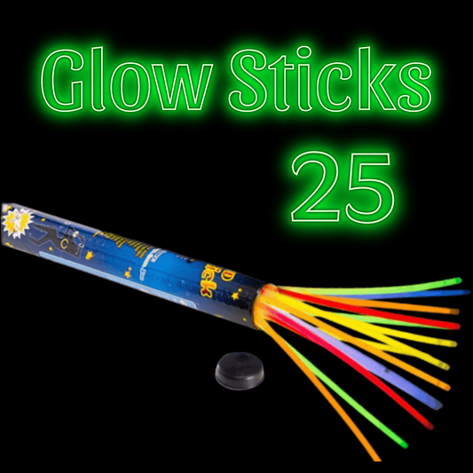 Fluorescent Glow Sticks (25 pcs)