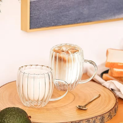 Elegant Clear Glass Cup (450ml)(Each)