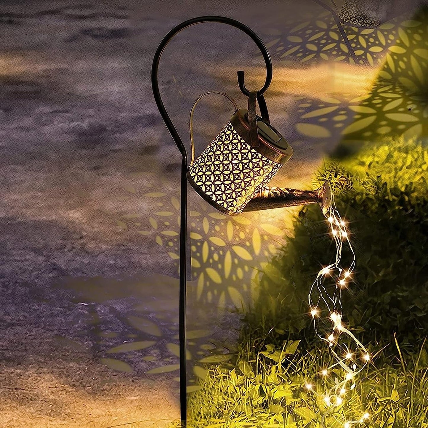 Solar Watering Can Light