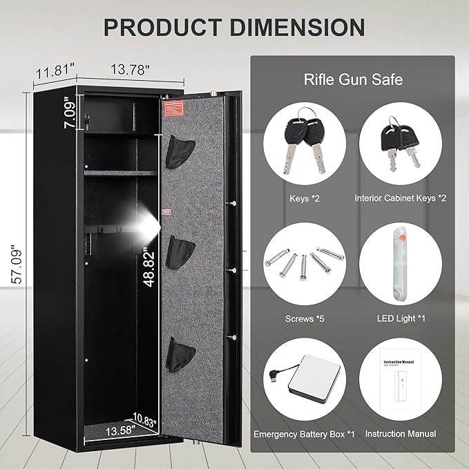 Gun Cabinet Save for Rifles and Pistols