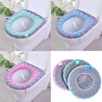 Plush Knitted Toilet Seat Cover