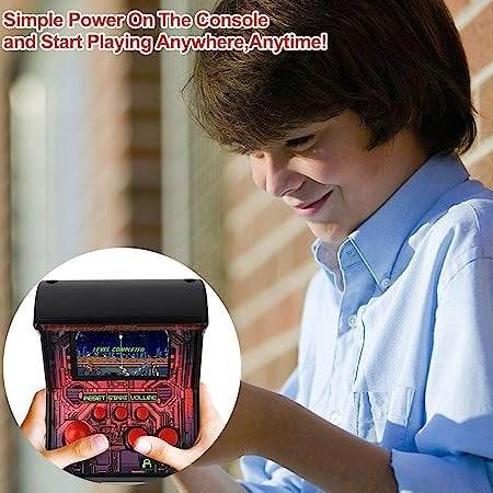 Super-Mini Retro Arcade Game Cabinet Machine - Alt View