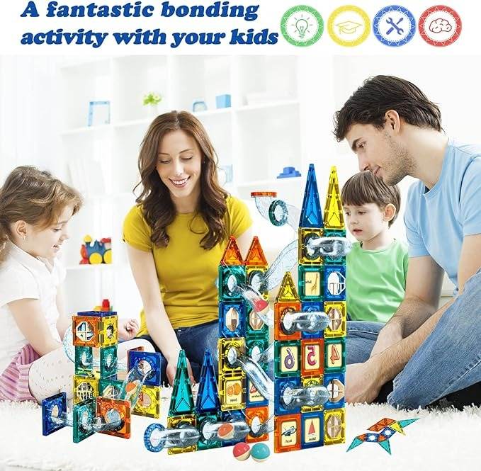 Magnetic Building Blocks (97 pcs)