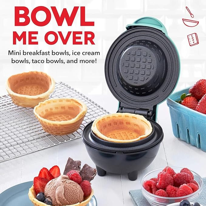 Mini Waffle Bowl Maker