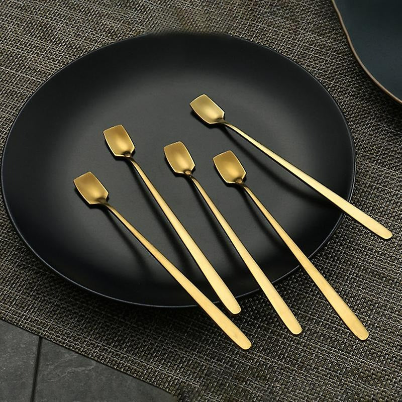 Shovel Tea Spoon (14cm)(10 pcs)(Gold)