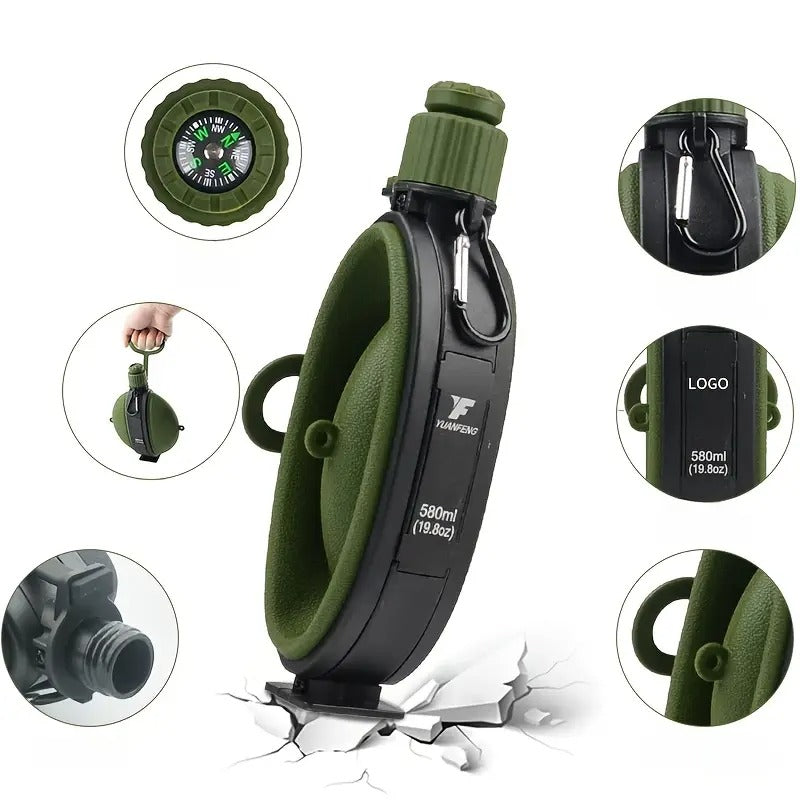 Foldable Portable Telescopic Silicone Water Bottle
