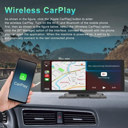 Portable Wireless Car Stereo (7 inch display)