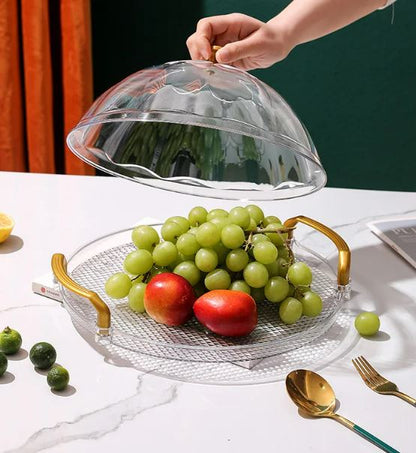 Acrylic Clear Round Serving Tray (36cm)