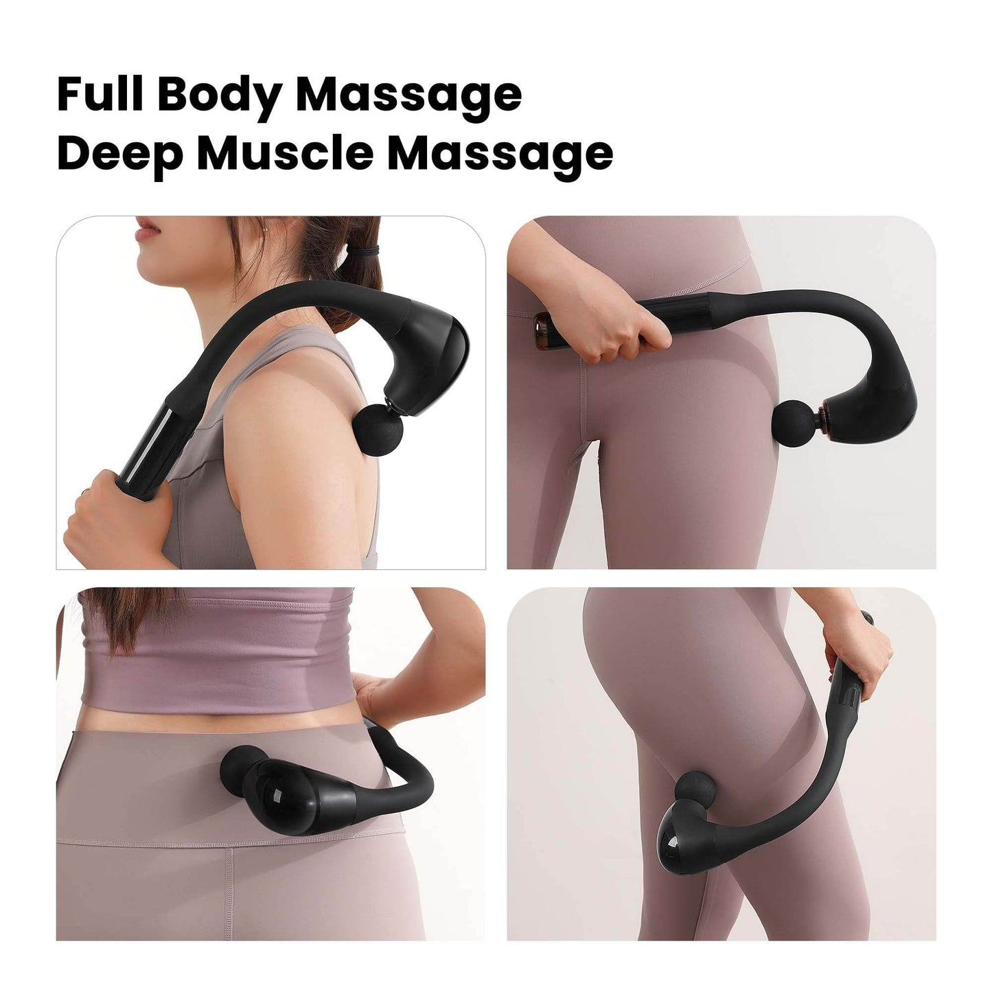 Deep Tissue Massage Gun With Upgraded Extension Handle