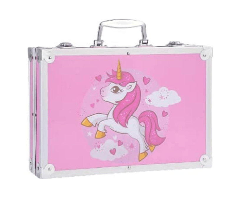 Unicorn Art Set With Aluminum Casing (145pc)