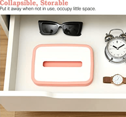 Foldable Silicone Tissue Box