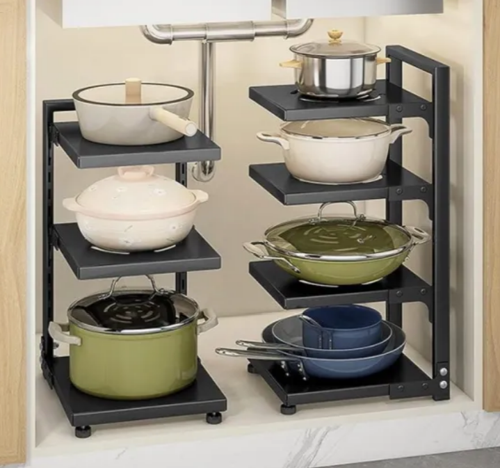 Cookware Organiser Storage Rack