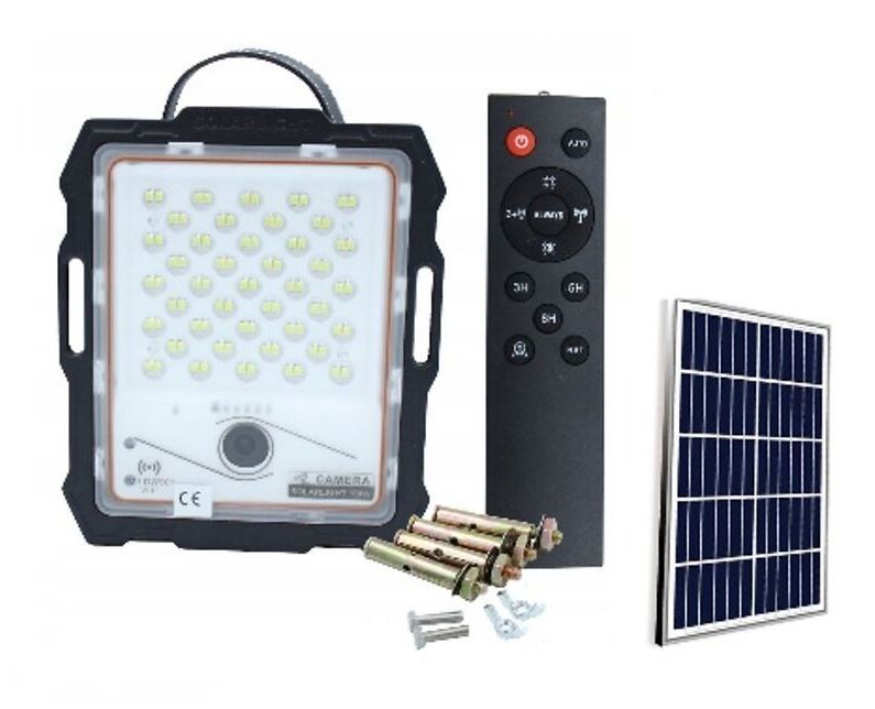 Solar Security Lights With WIFI Camera (100W)