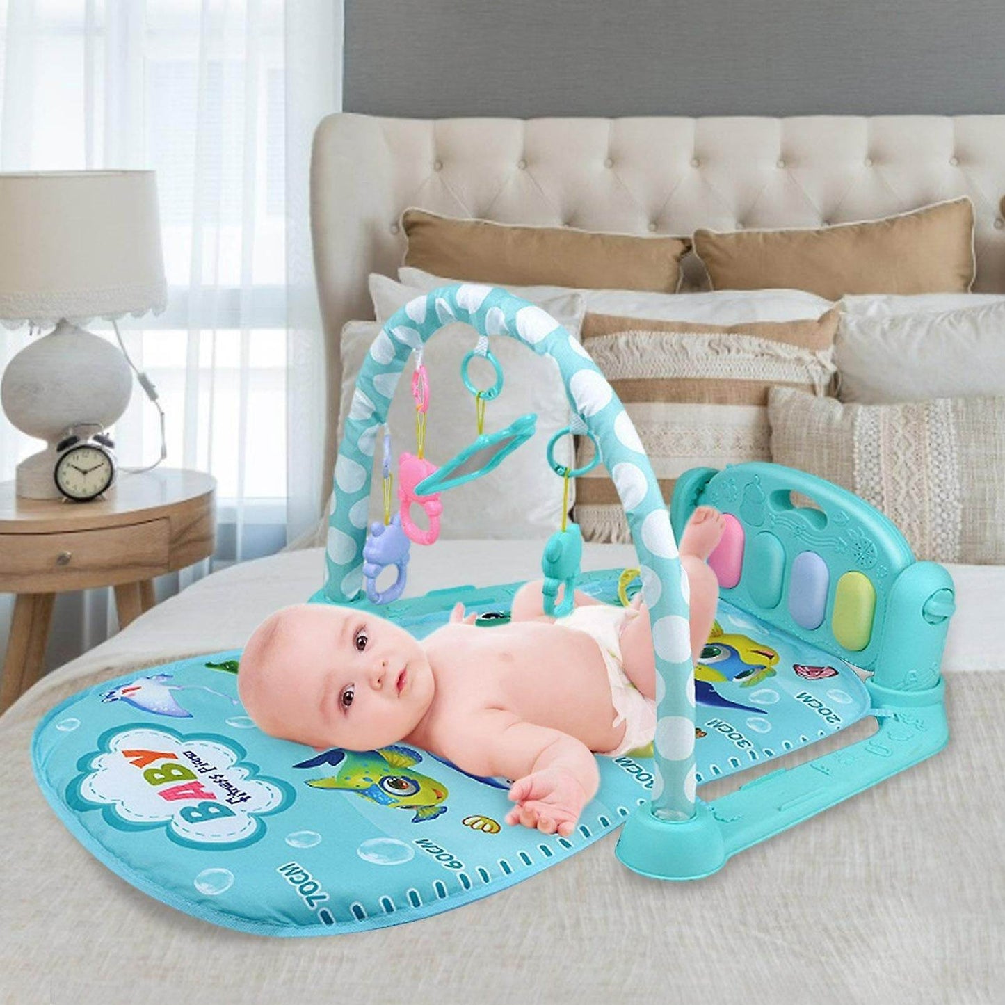 Baby Piano Fitness Play Gym With Music