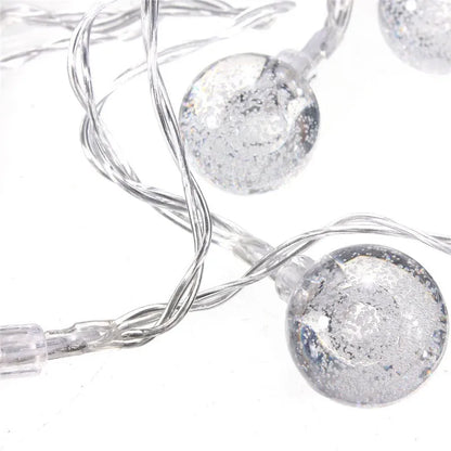 Battery Operated Tiny Balls String Lights (20L)(3M)(Yellow)