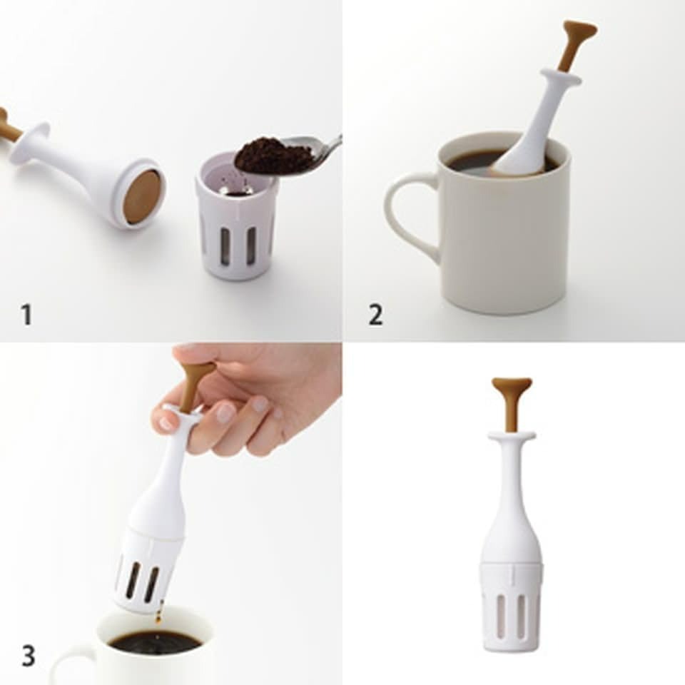 2in1 Manual Coffee Brewer And Tea Strainer