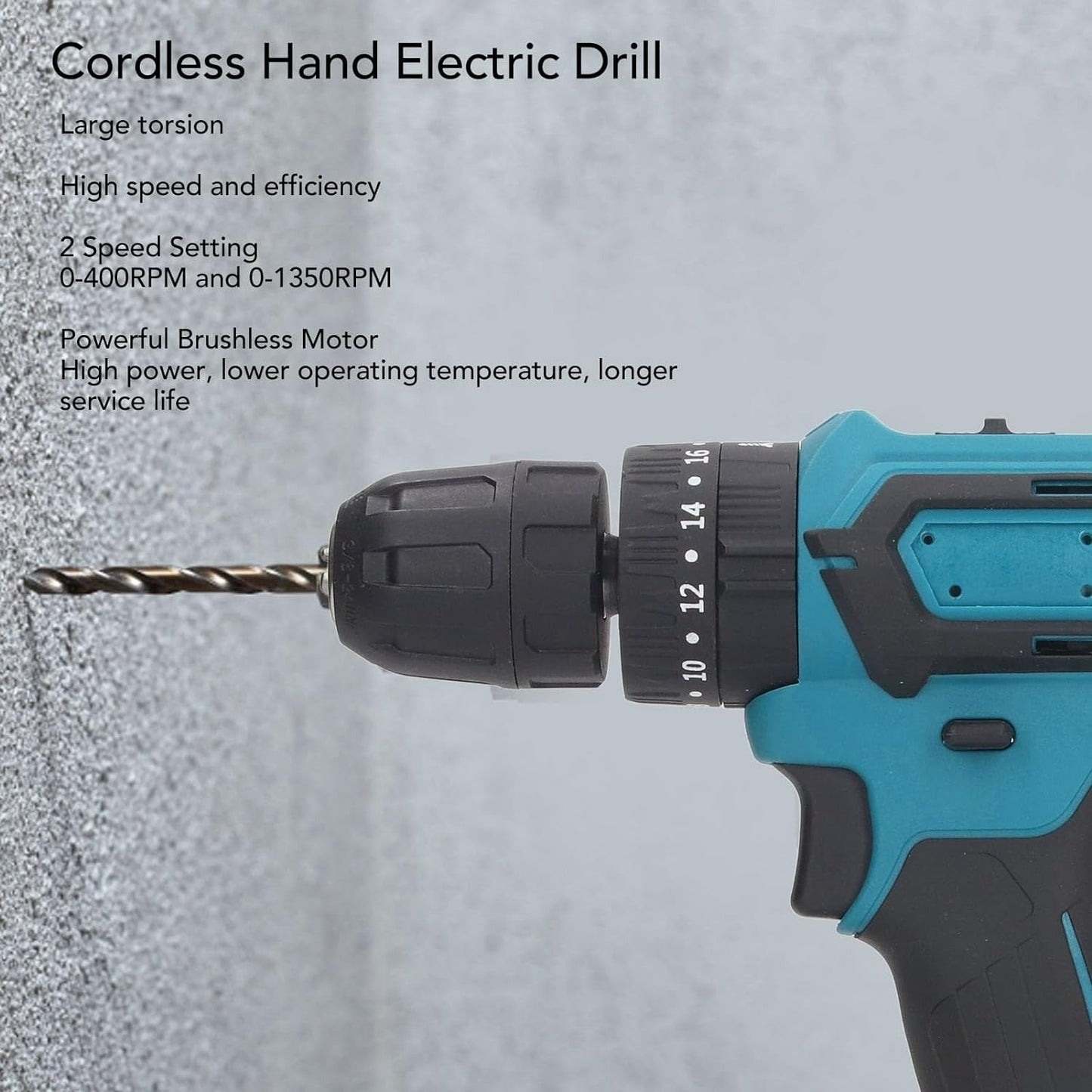 Cordless Drill Kit (2 Batteries)(24V)