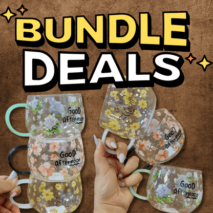 Single Wall Glass Mug (6 pcs) - DMC Wholesale