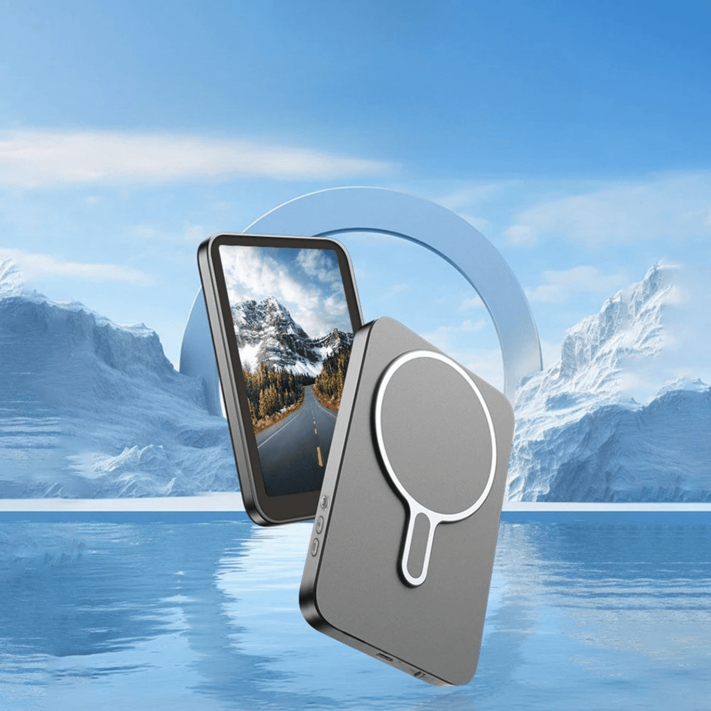 Magnetic Screen Sharing Bluetooth Selfie Screen