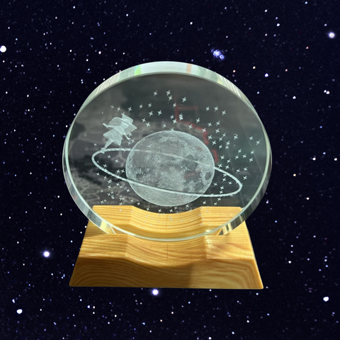 3D Creative Space-Inspired Elegance Visualisation Lamp