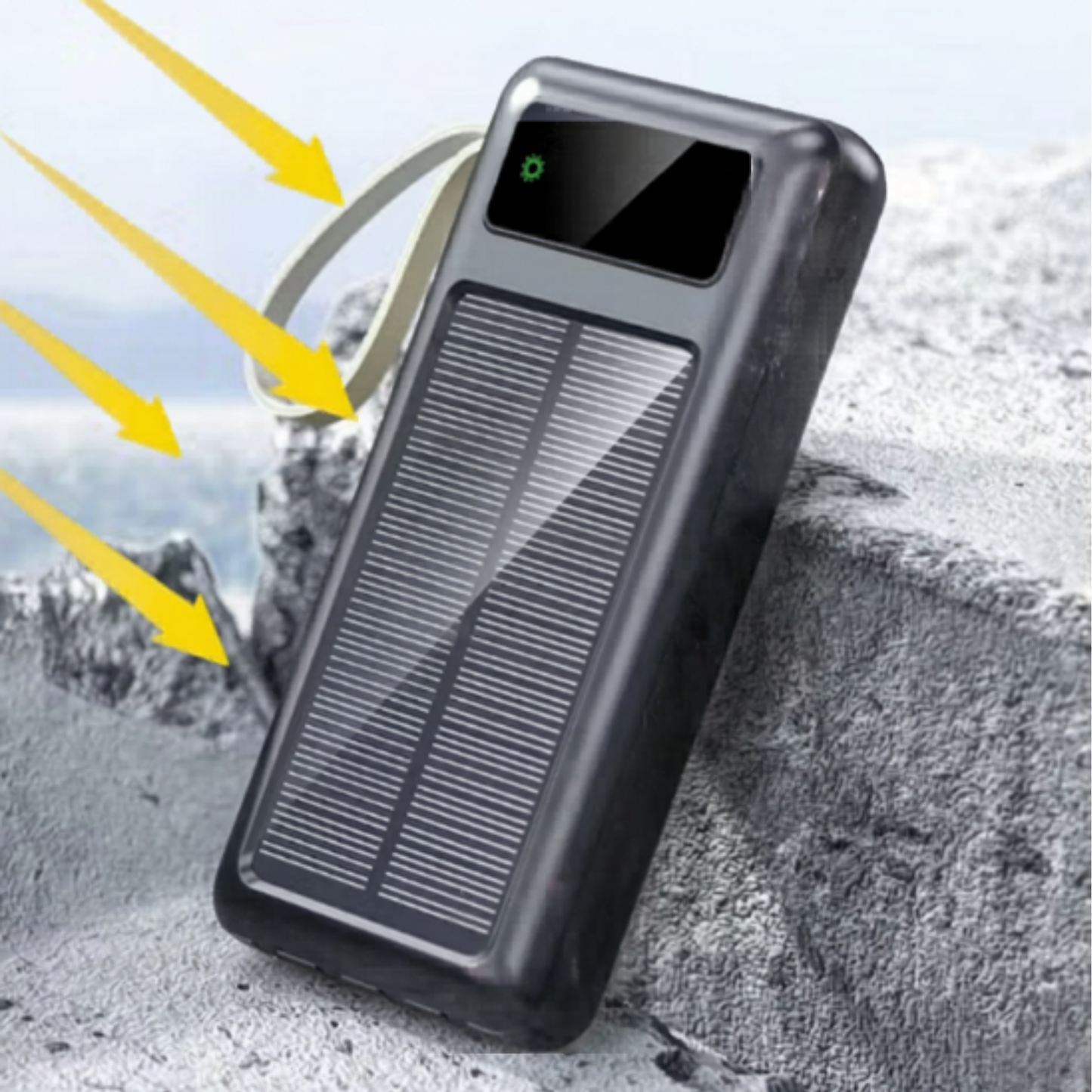 Multi Adapter Solar Powerbank (8000mAh)